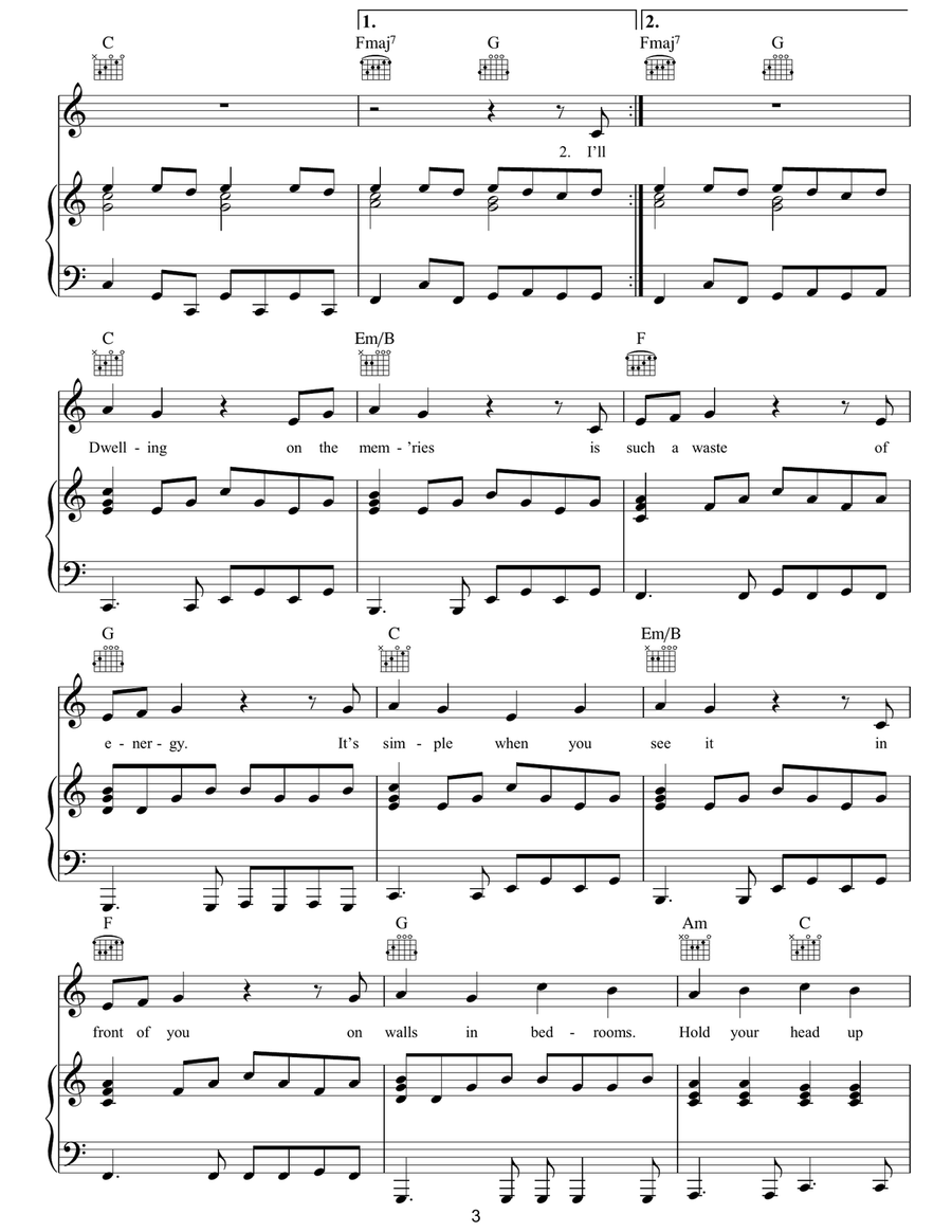 Journey From A To B Acoustic Guitar scores gallery preview page 3