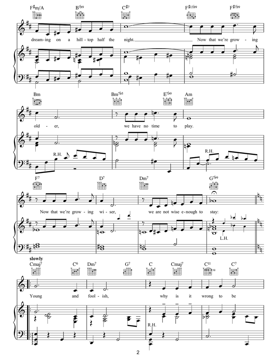 Young And Foolish Young And Foolish Guitar scores gallery preview page 2