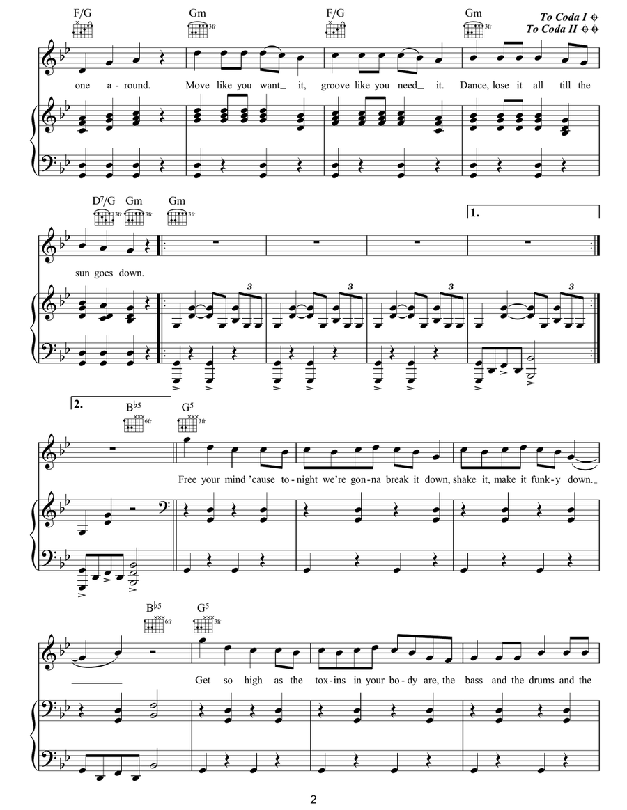 Sun Goes Down Sun Goes Down Acoustic Guitar scores gallery preview page 2
