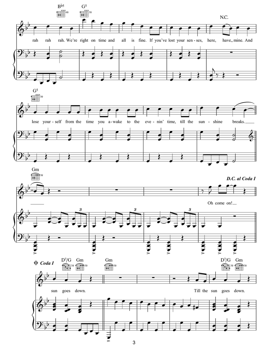 Sun Goes Down Sun Goes Down Acoustic Guitar scores gallery preview page 3