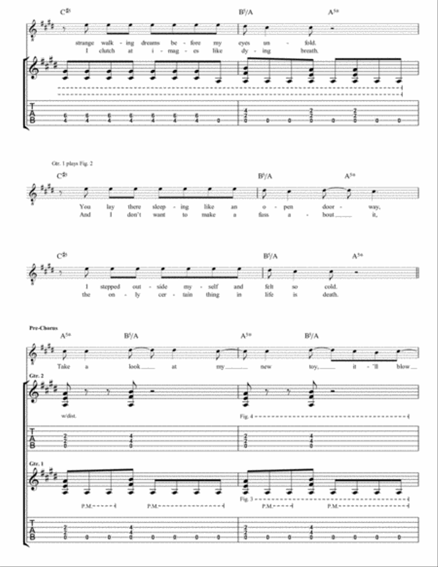 Truth Hits Everybody Guitar Tablature scores gallery preview page 2