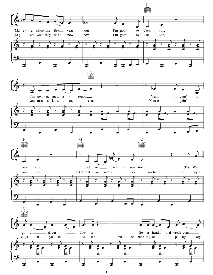 Jackson Jackson Guitar scores gallery preview page 2