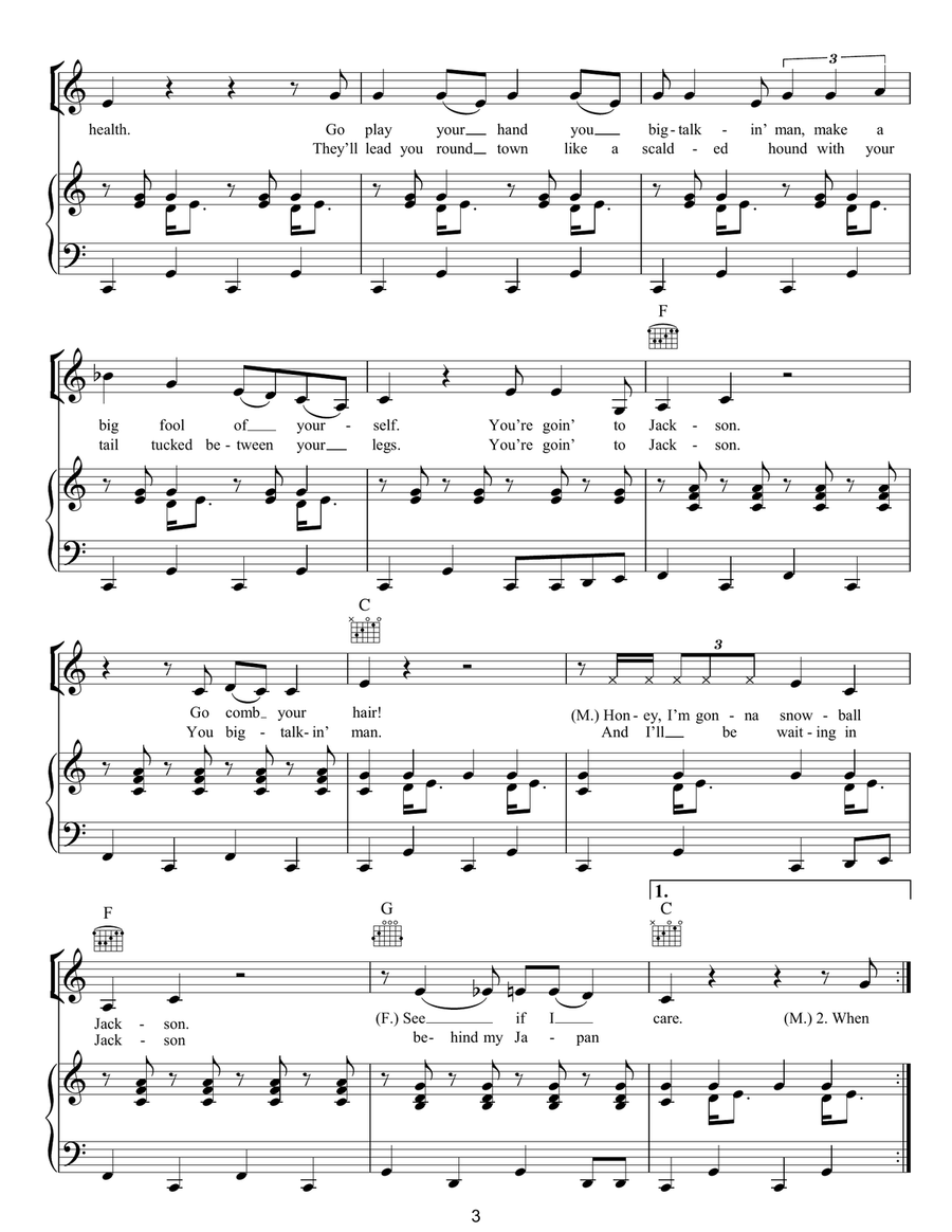 Jackson Jackson Guitar scores gallery preview page 3
