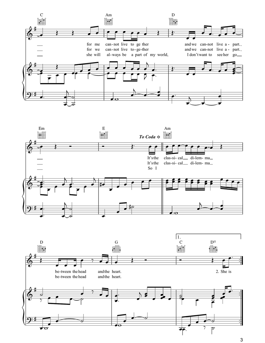 The Head And The Heart Acoustic Guitar scores gallery preview page 3