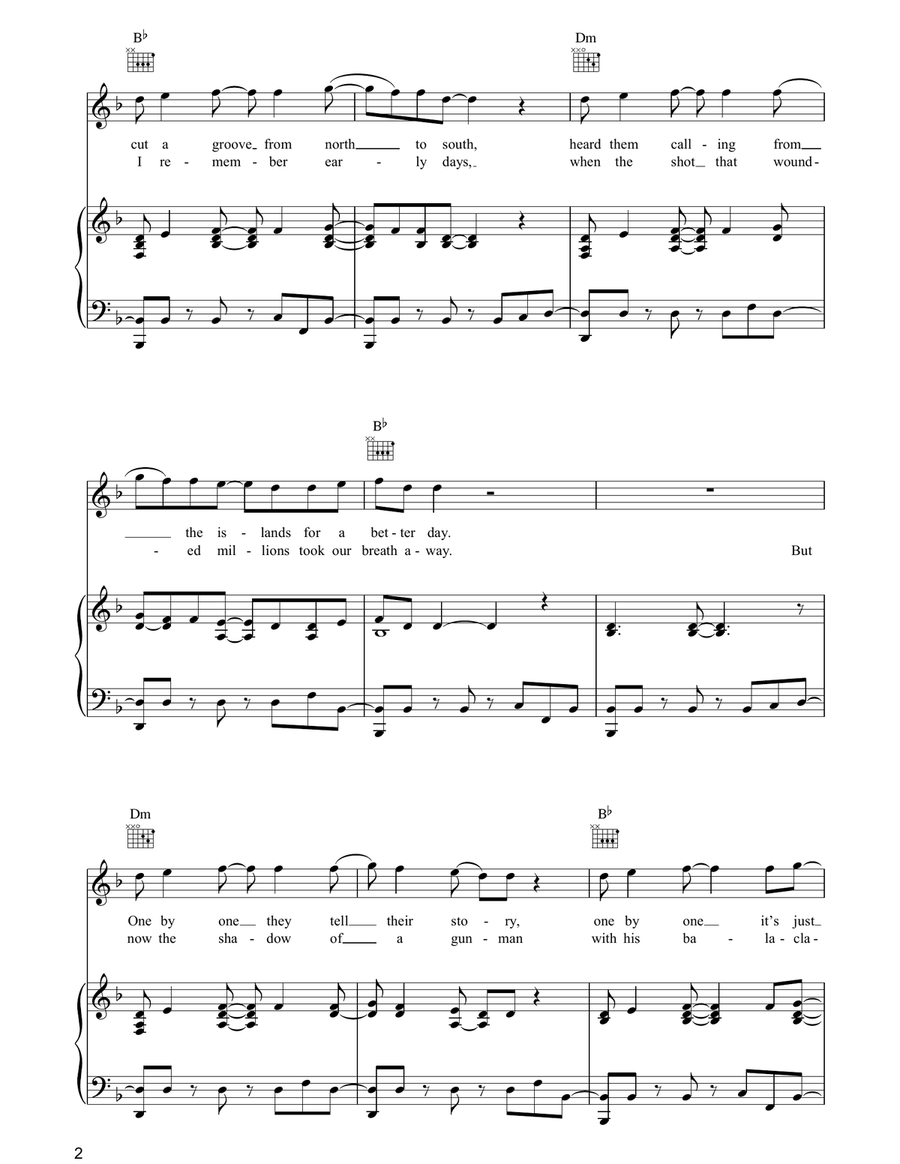 The Sound Of A Gun The Sound Of A Gun Acoustic Guitar scores gallery preview page 2