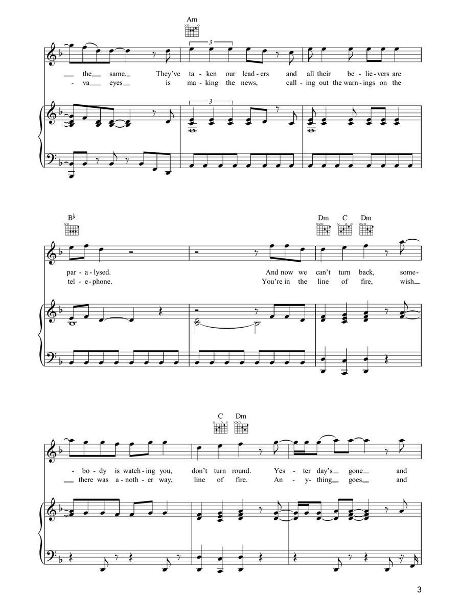 The Sound Of A Gun The Sound Of A Gun Acoustic Guitar scores gallery preview page 3