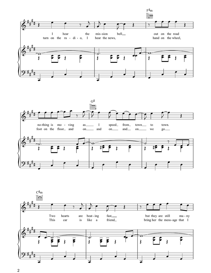 One Word (Straight To The Heart) Acoustic Guitar scores gallery preview page 2