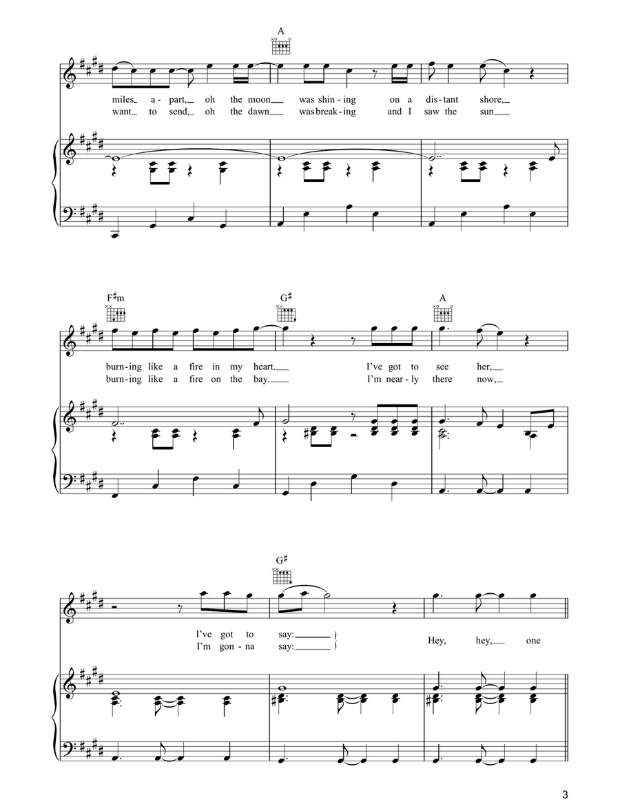 One Word (Straight To The Heart) Acoustic Guitar scores gallery preview page 3