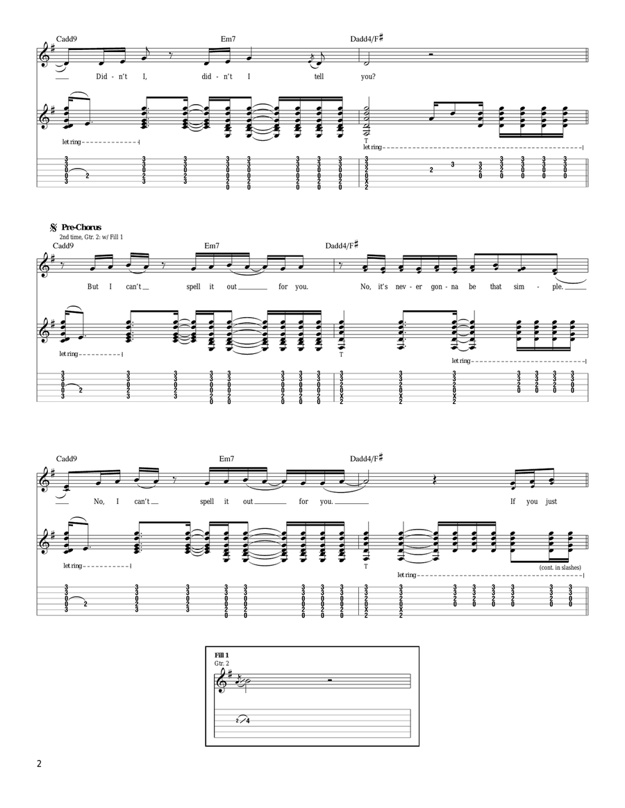 Realize Realize Acoustic Guitar scores gallery preview page 2