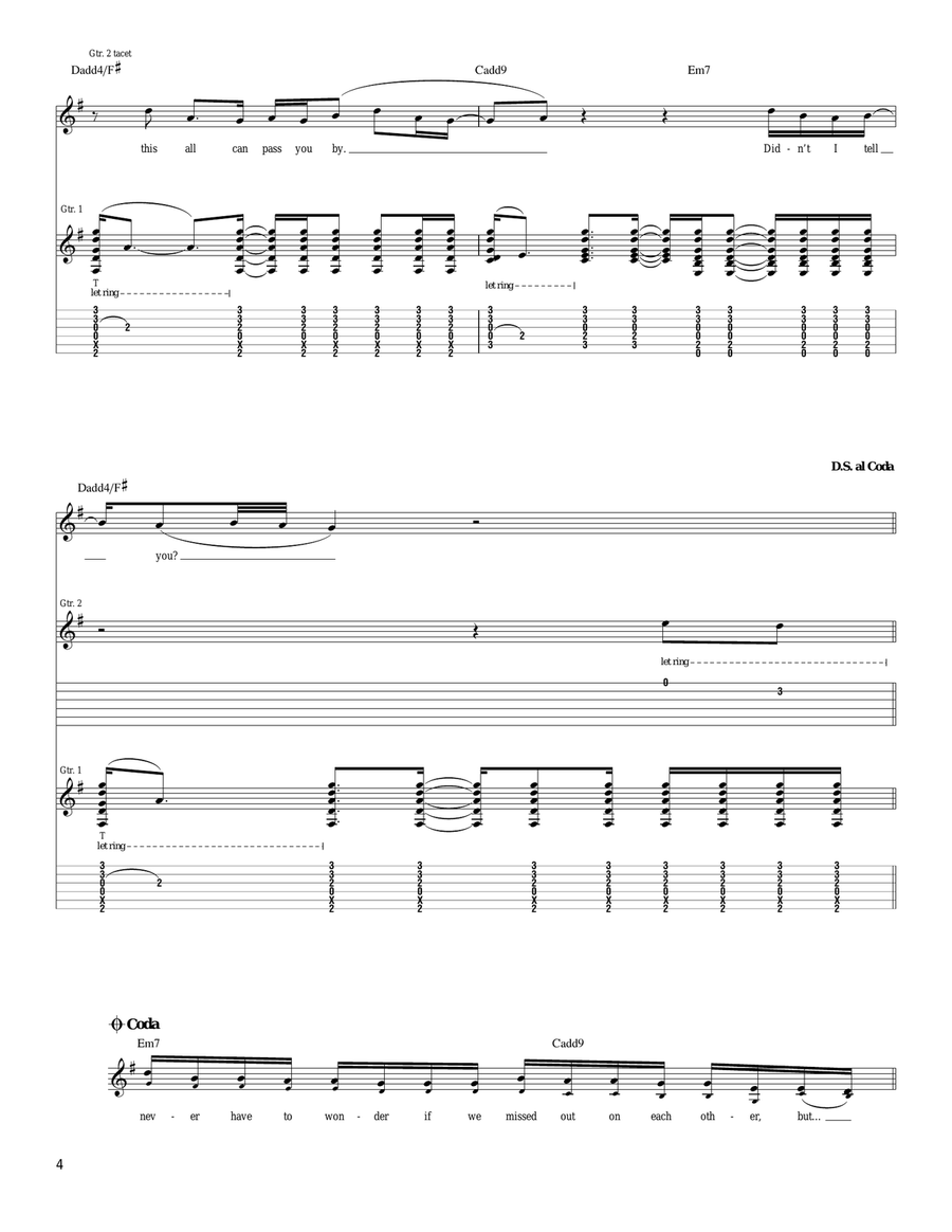 Realize Realize Acoustic Guitar scores gallery preview page 4