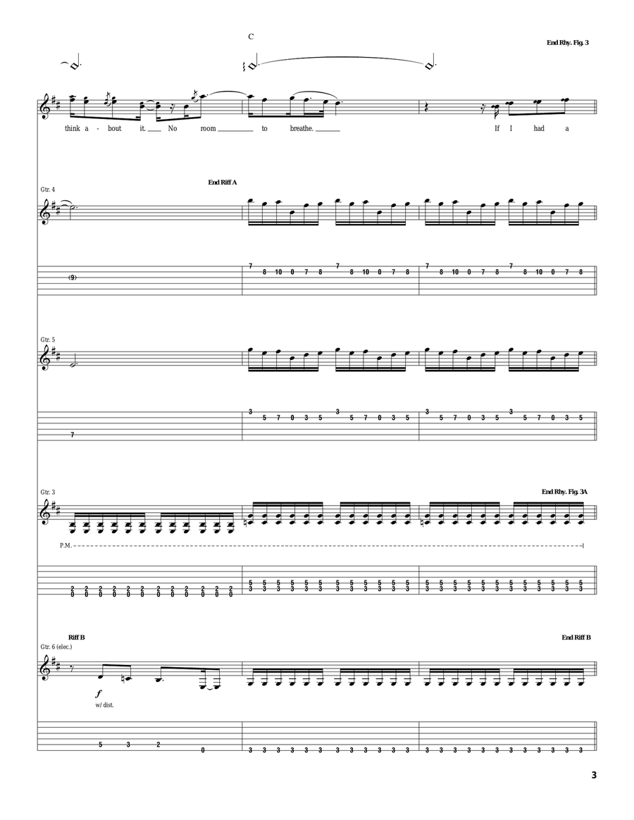 The Road And The Damned The Road And The Damned Acoustic Guitar scores gallery preview page 3