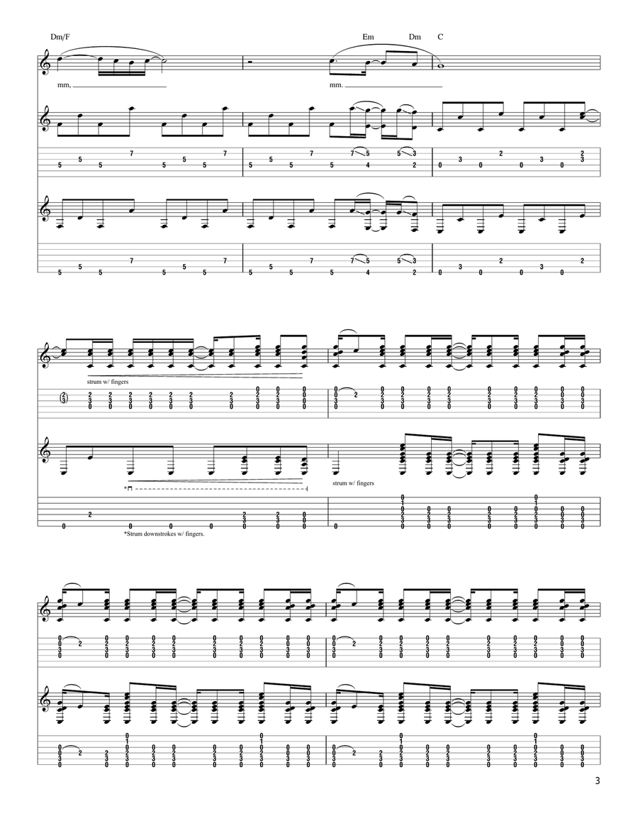 What You Thought You Need Acoustic Guitar scores gallery preview page 3