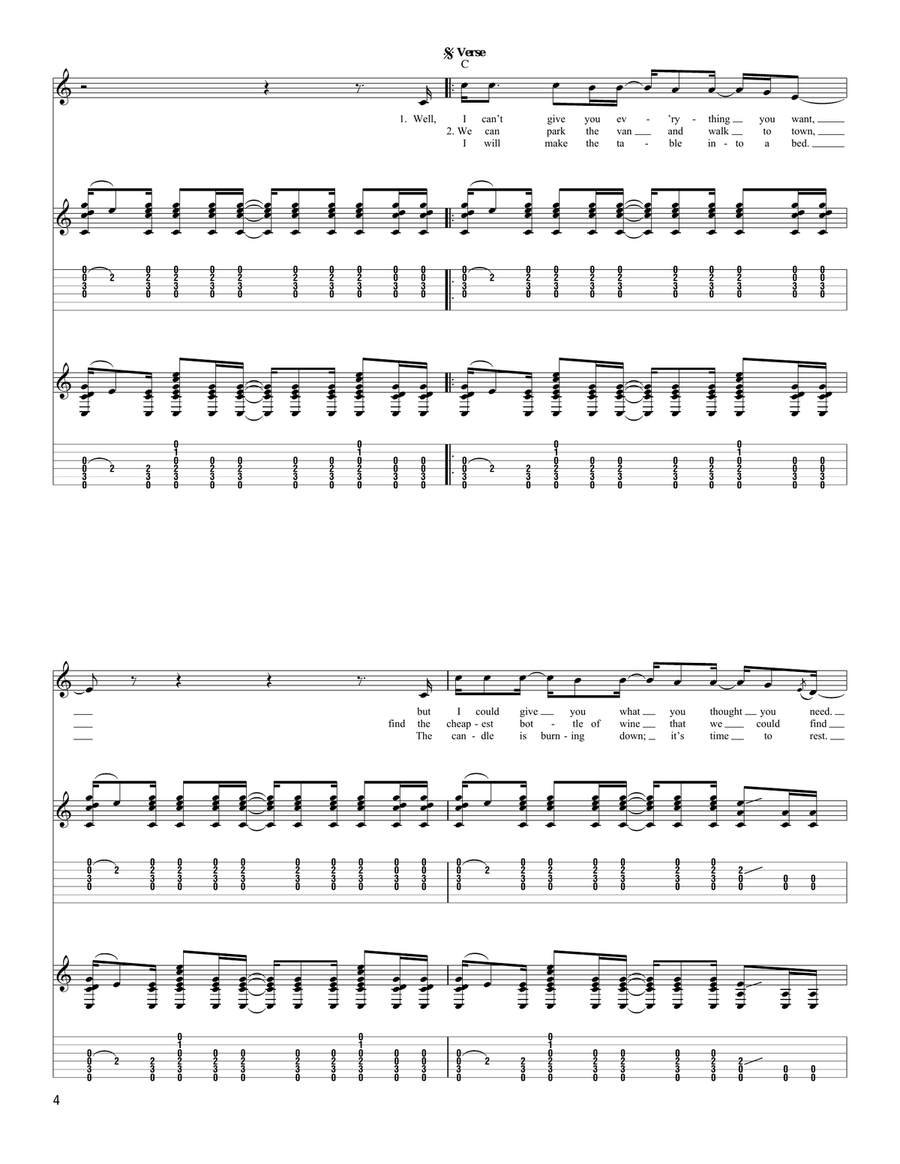 What You Thought You Need Acoustic Guitar scores gallery preview page 4