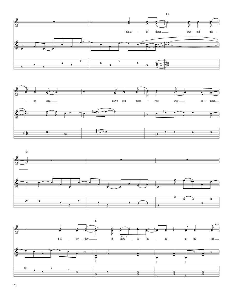 Ride The River Ride The River Acoustic Guitar scores gallery preview page 4