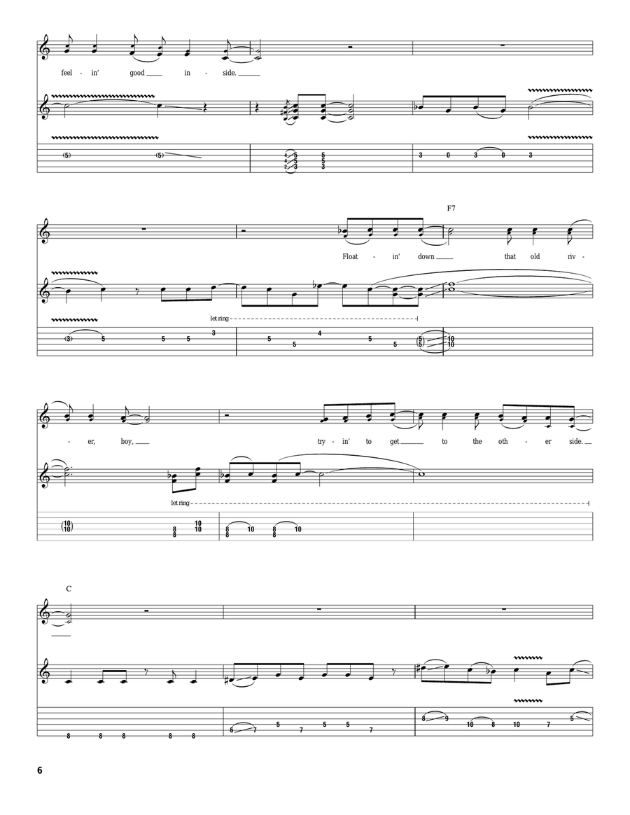 Ride The River Ride The River Acoustic Guitar scores gallery preview page 6