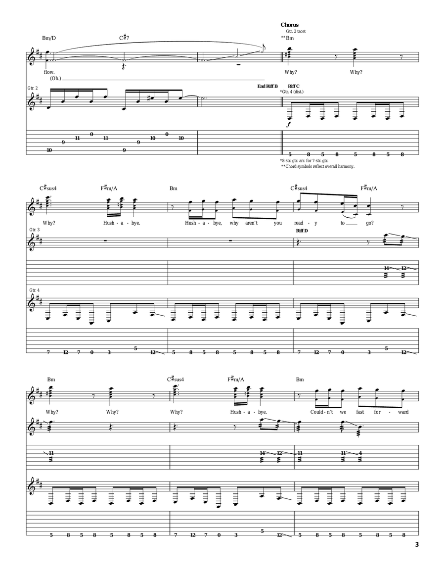 Hushabye Hushabye Acoustic Guitar scores gallery preview page 3