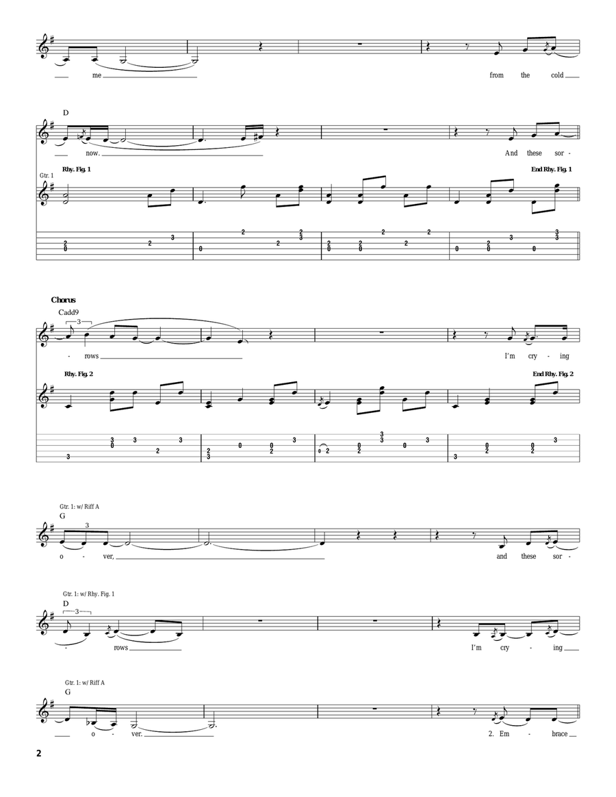 Crying Over Crying Over Acoustic Guitar scores gallery preview page 2