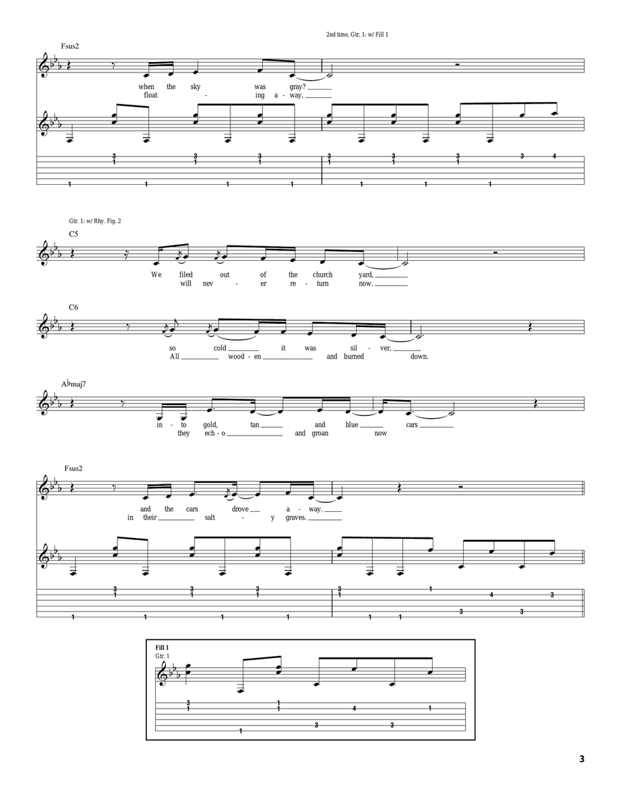 Someone Else's Tomorrow Someone Else's Tomorrow Acoustic Guitar scores gallery preview page 3