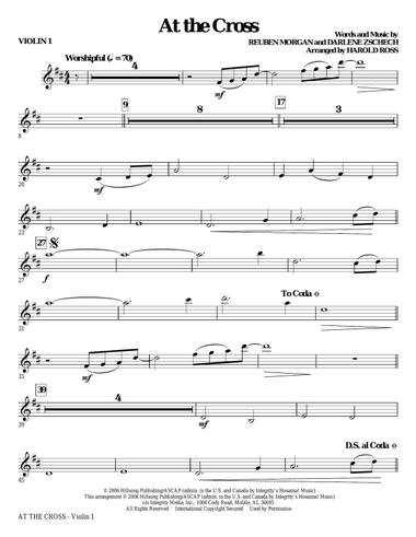At The Cross - Violin 1