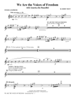 We Are The Voices Of Freedom - Tenor Sax