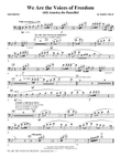 We Are The Voices Of Freedom - Trombone
