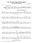 We Are The Voices Of Freedom - Bass
