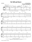 Be Still And Know - Flute