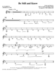 Be Still And Know - Cello