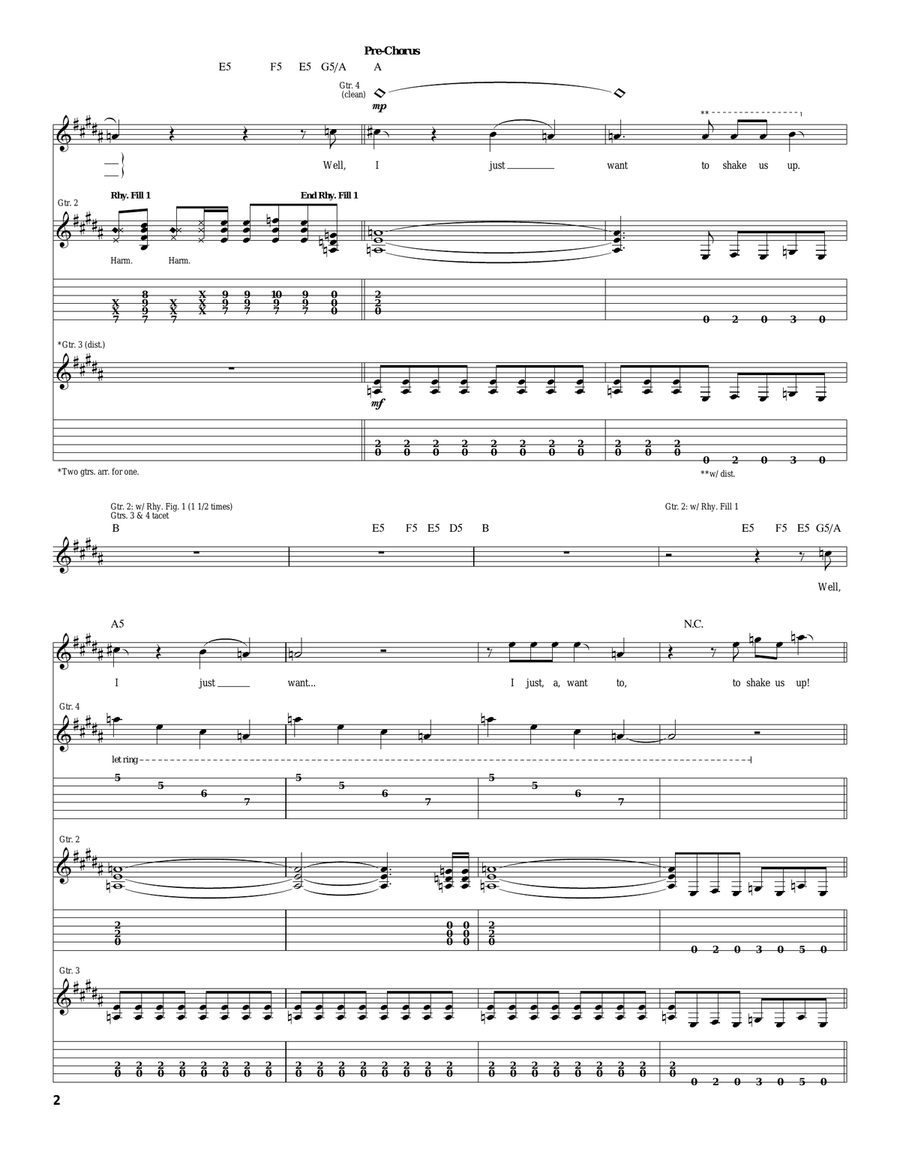 Gel Gel Acoustic Guitar scores gallery preview page 2