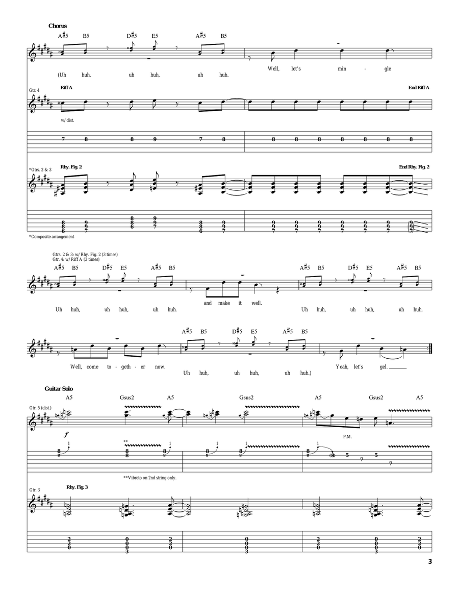 Gel Gel Acoustic Guitar scores gallery preview page 3