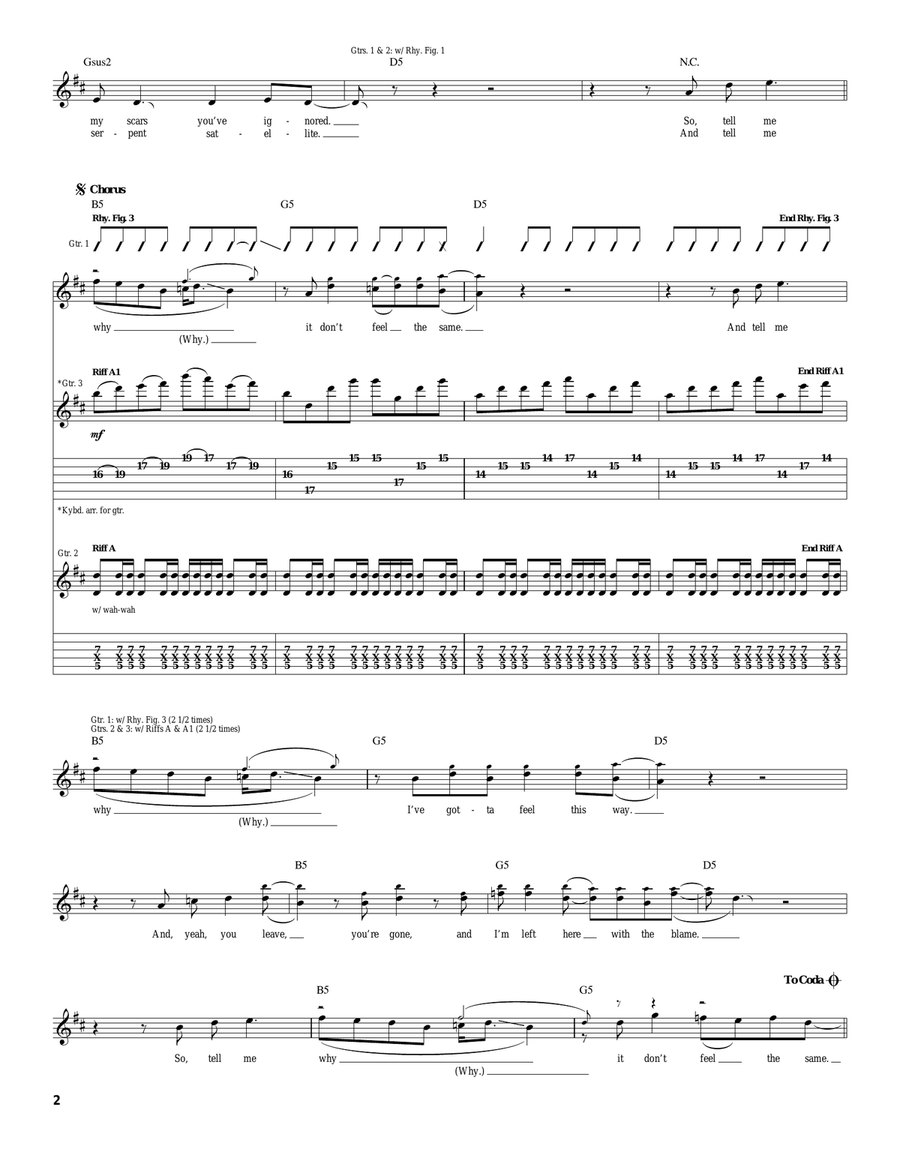 Why Pt. 2 Why Pt. 2 Acoustic Guitar scores gallery preview page 2