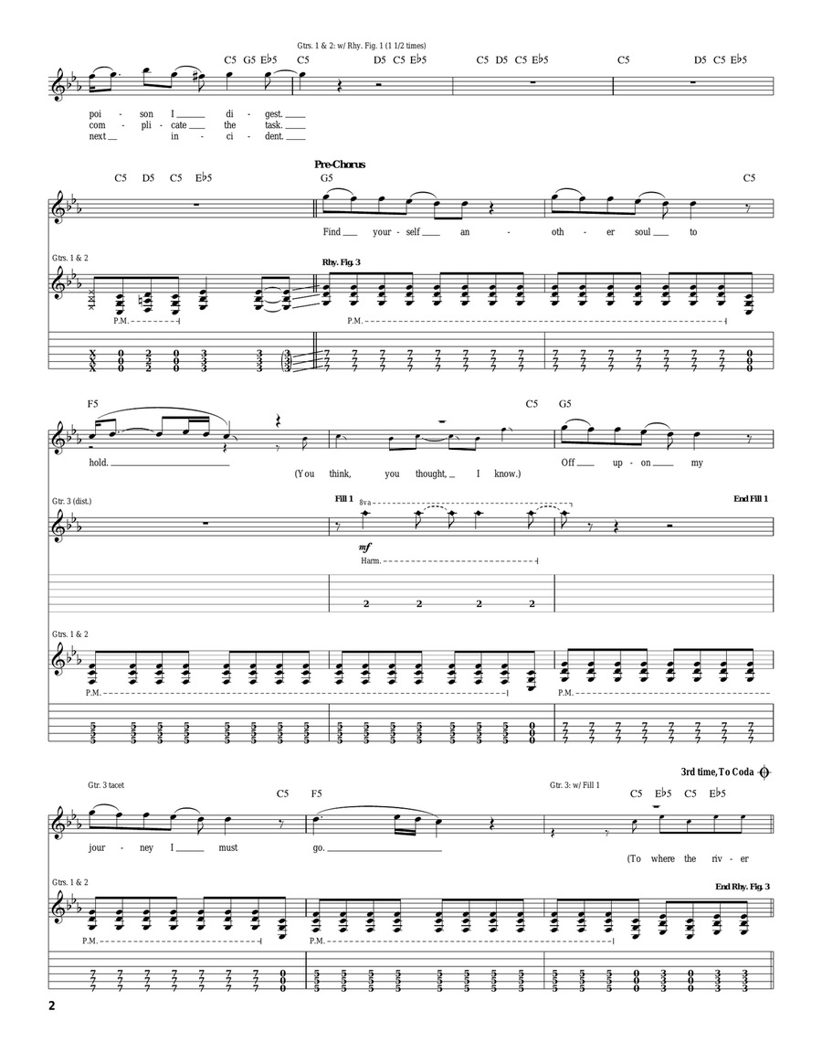 Where The River Flows Where The River Flows Acoustic Guitar scores gallery preview page 2