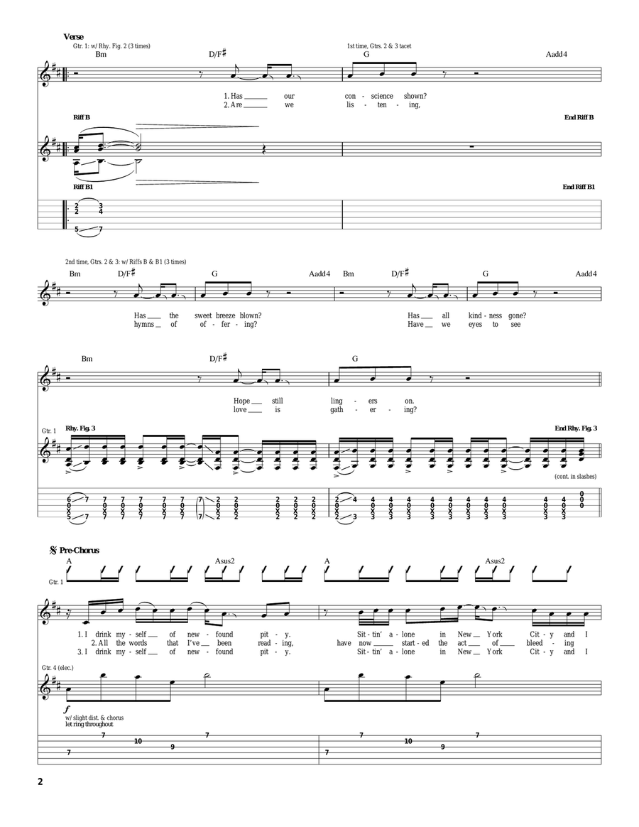 The World I Know The World I Know Acoustic Guitar scores gallery preview page 2