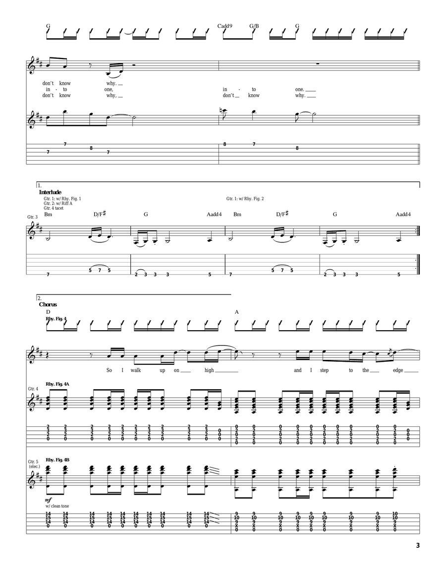 The World I Know The World I Know Acoustic Guitar scores gallery preview page 3