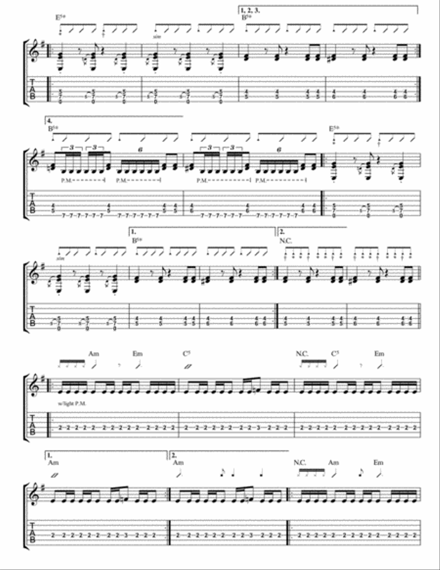 Orion Electric Guitar scores gallery preview page 2
