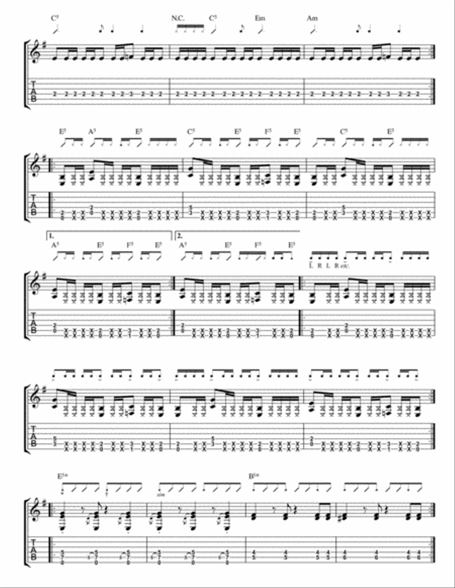 Orion Electric Guitar scores gallery preview page 3
