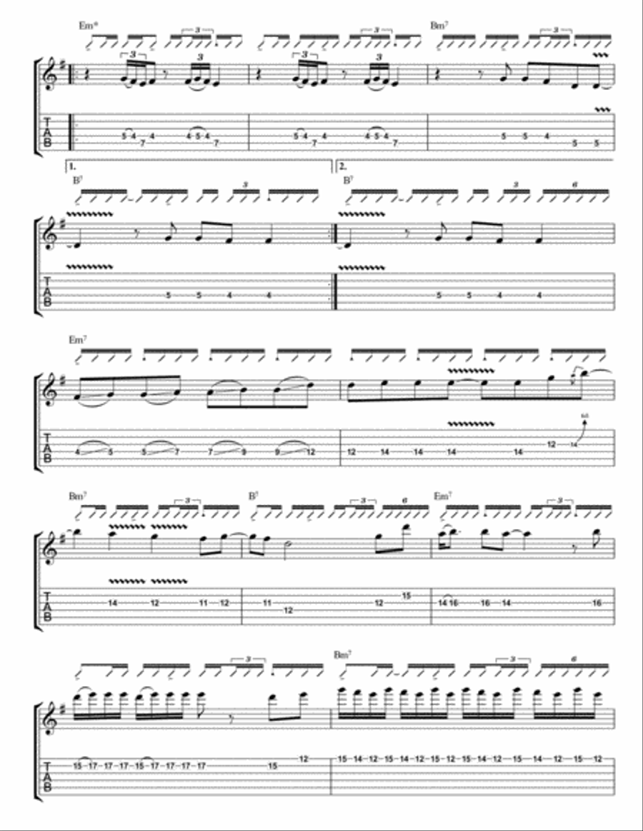 Orion Electric Guitar scores gallery preview page 4