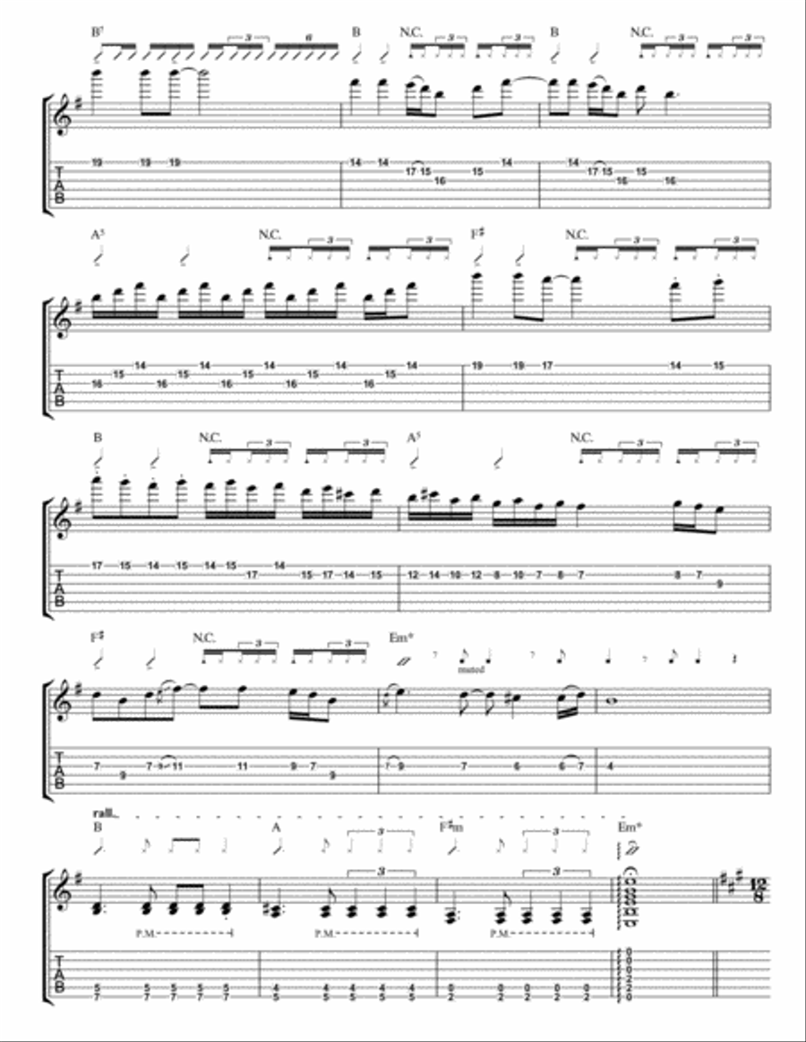 Orion Electric Guitar scores gallery preview page 5