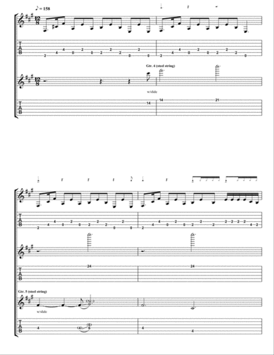 Orion Electric Guitar scores gallery preview page 6