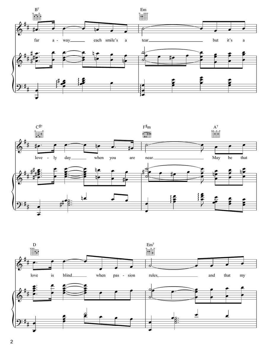 My Heart And I Guitar scores gallery preview page 2