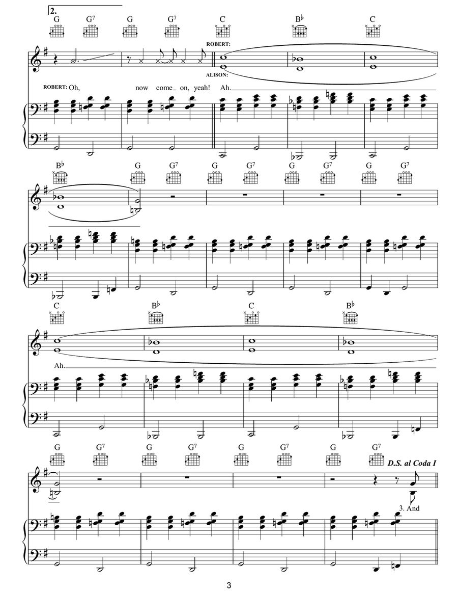 Gone, Gone, Gone (Done Moved On) Piano, Vocal, Guitar scores gallery preview page 3