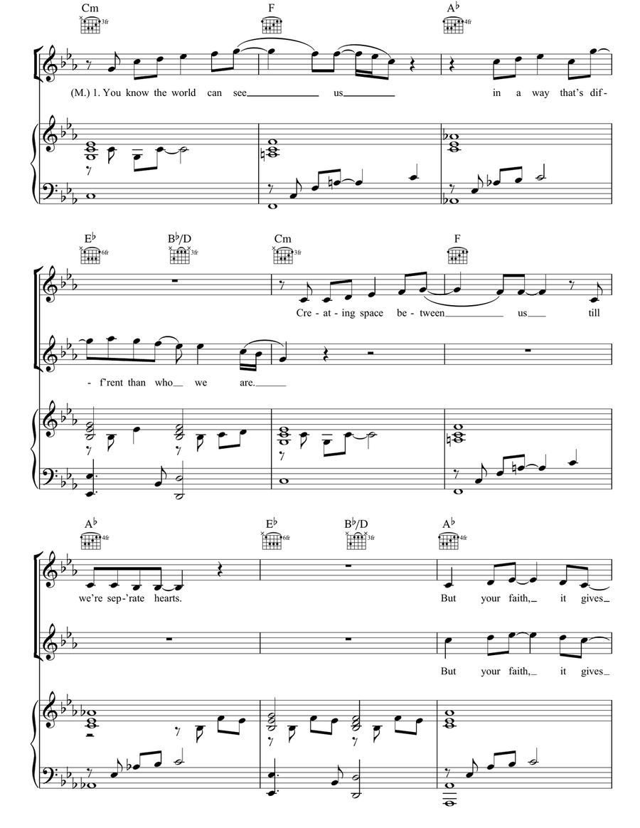 Breaking Free (from High School Musical) Guitar scores gallery preview page 2