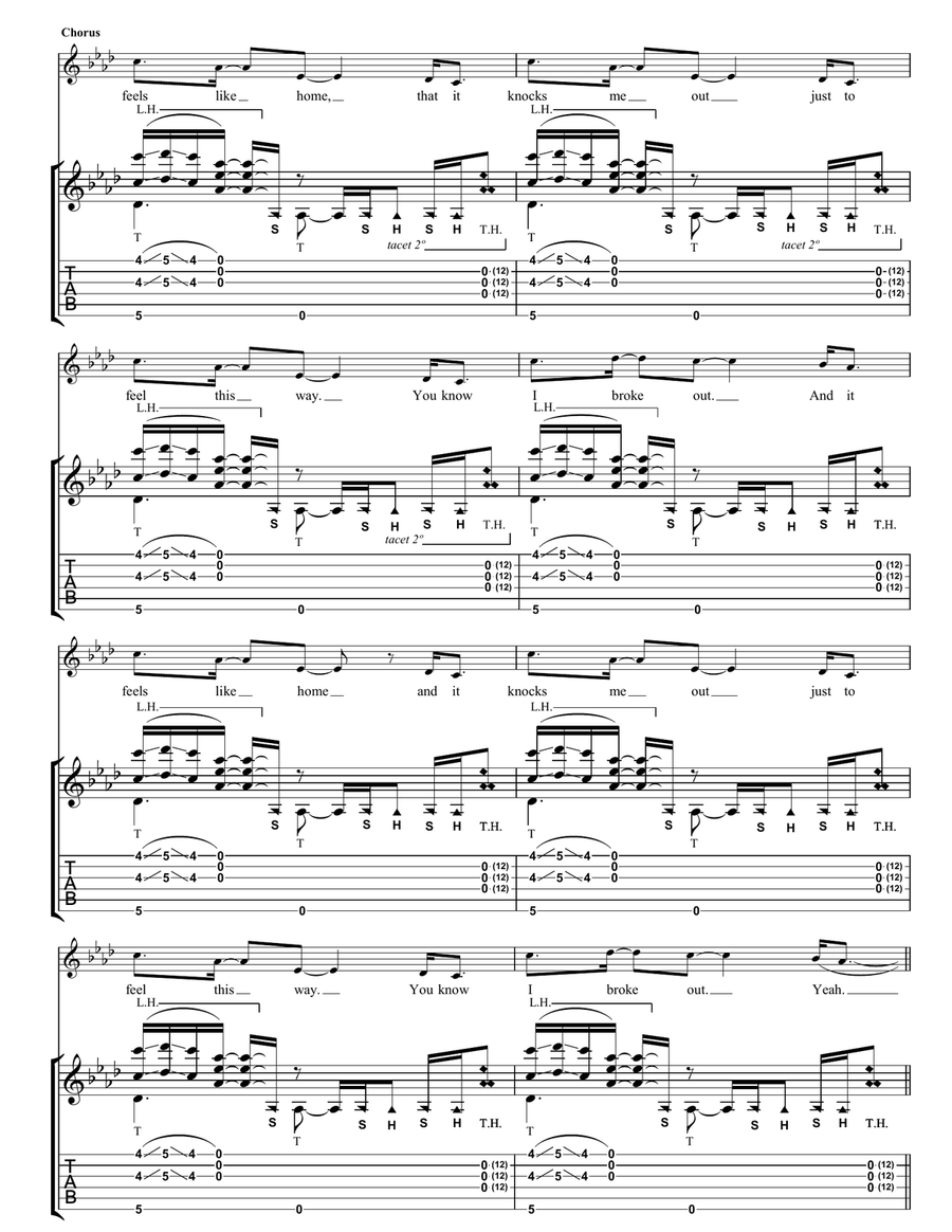 Feels Like Home Feels Like Home Acoustic Guitar scores gallery preview page 4