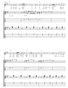Let Me Down Easy Guitar Tablature scores gallery preview page 3