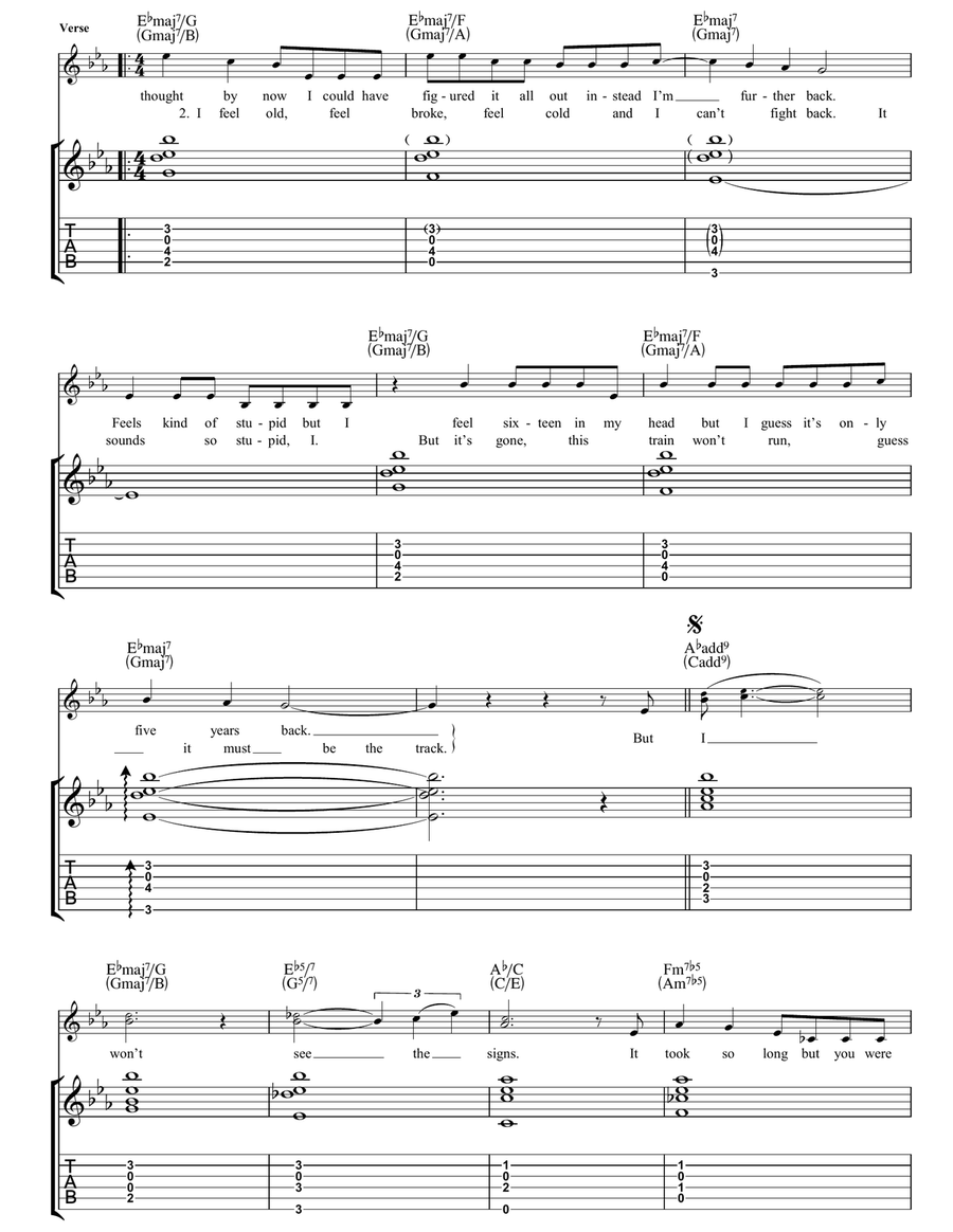 Ageing Superhero Ageing Superhero Acoustic Guitar scores gallery preview page 2