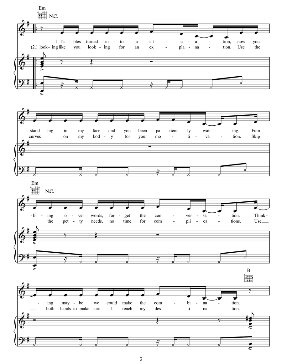 Work Guitar scores gallery preview page 2