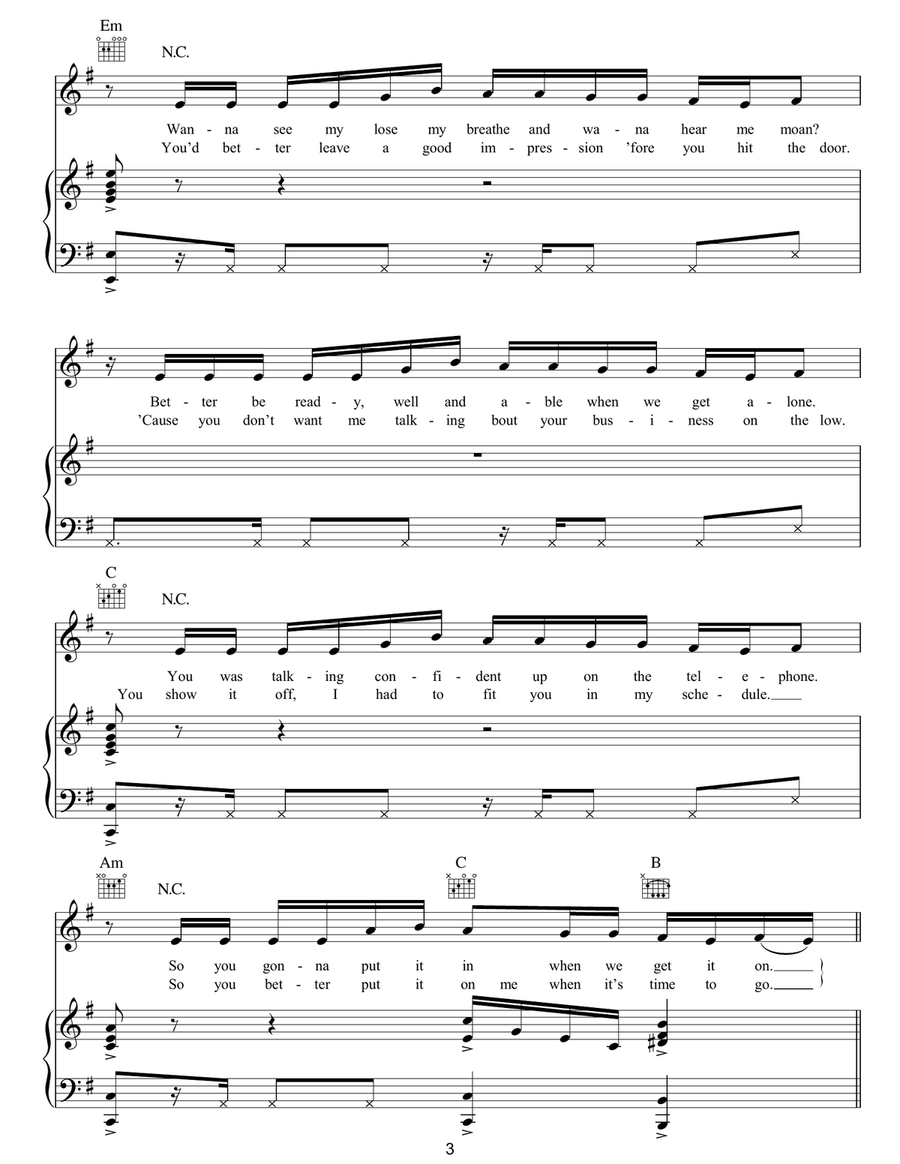 Work Guitar scores gallery preview page 3
