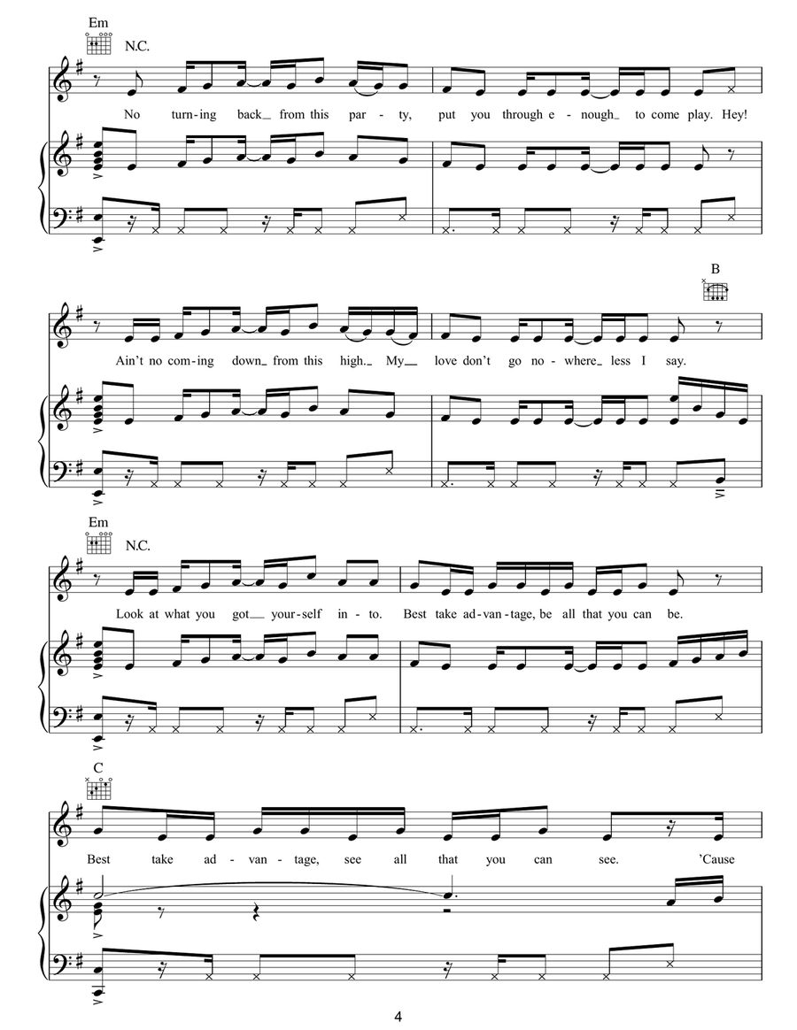 Work Guitar scores gallery preview page 4
