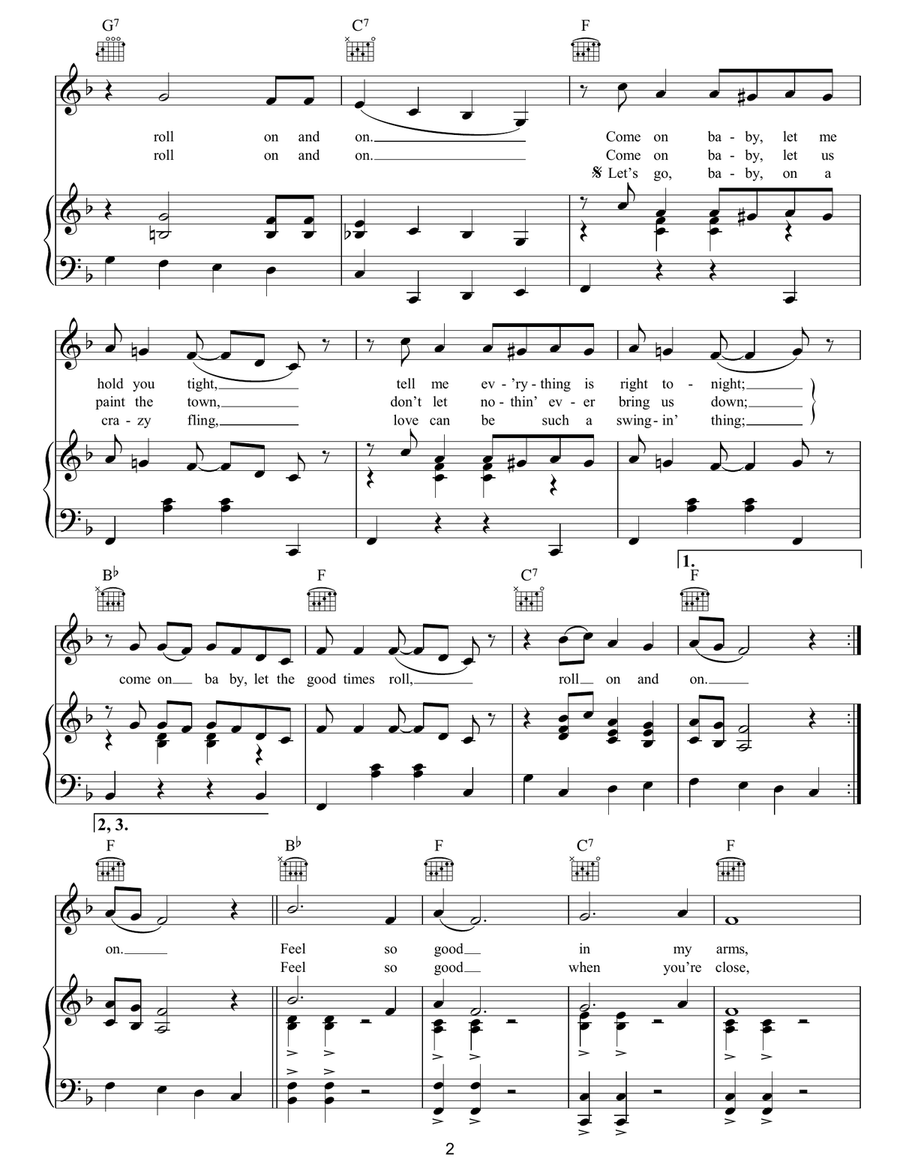Let The Good Times Roll Let The Good Times Roll Acoustic Guitar scores gallery preview page 2