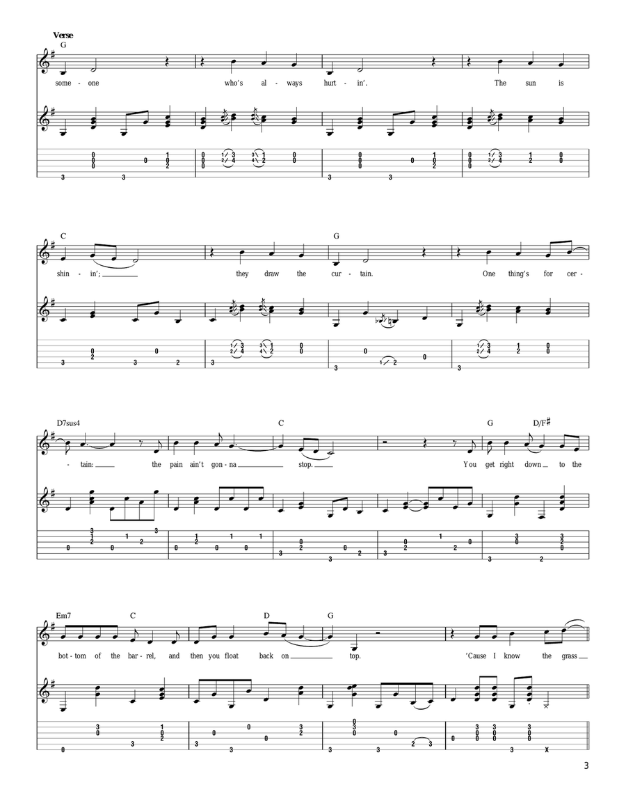 Bottom Of The Barrel Bottom Of The Barrel Acoustic Guitar scores gallery preview page 3